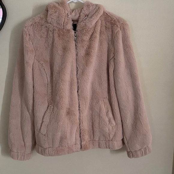 Esmara Jackets & Blazers - Cozy Women's Teddy Jacket in Soft Pink